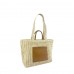 Bolso Tote De Hombro Rafia